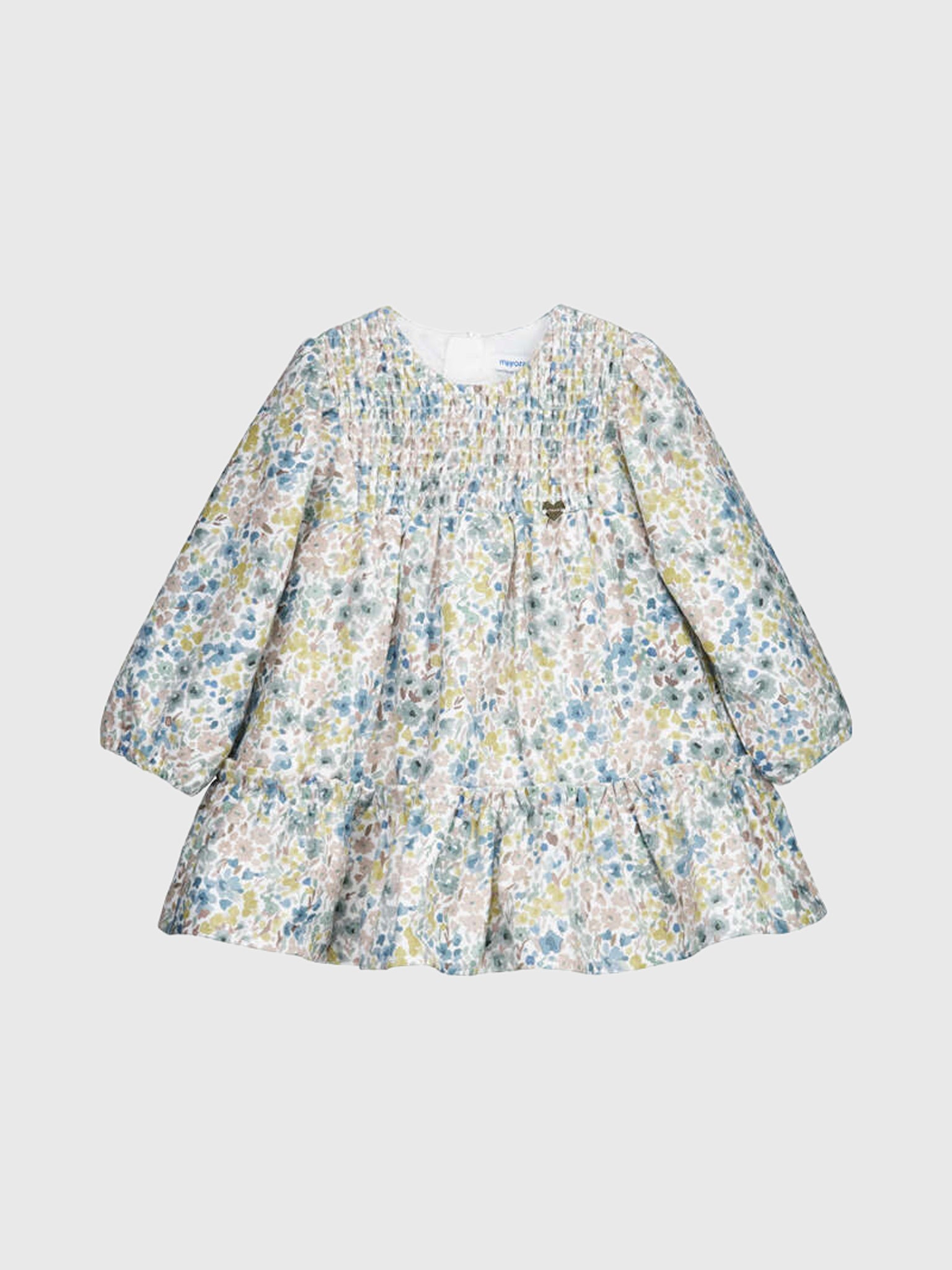 Mayoral Baby Girls' Printed Velvet Dress
