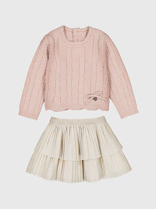 Mayoral Baby Girls' Sweater & Skirt Set