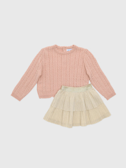 Mayoral Baby Girls' Sweater & Skirt Set