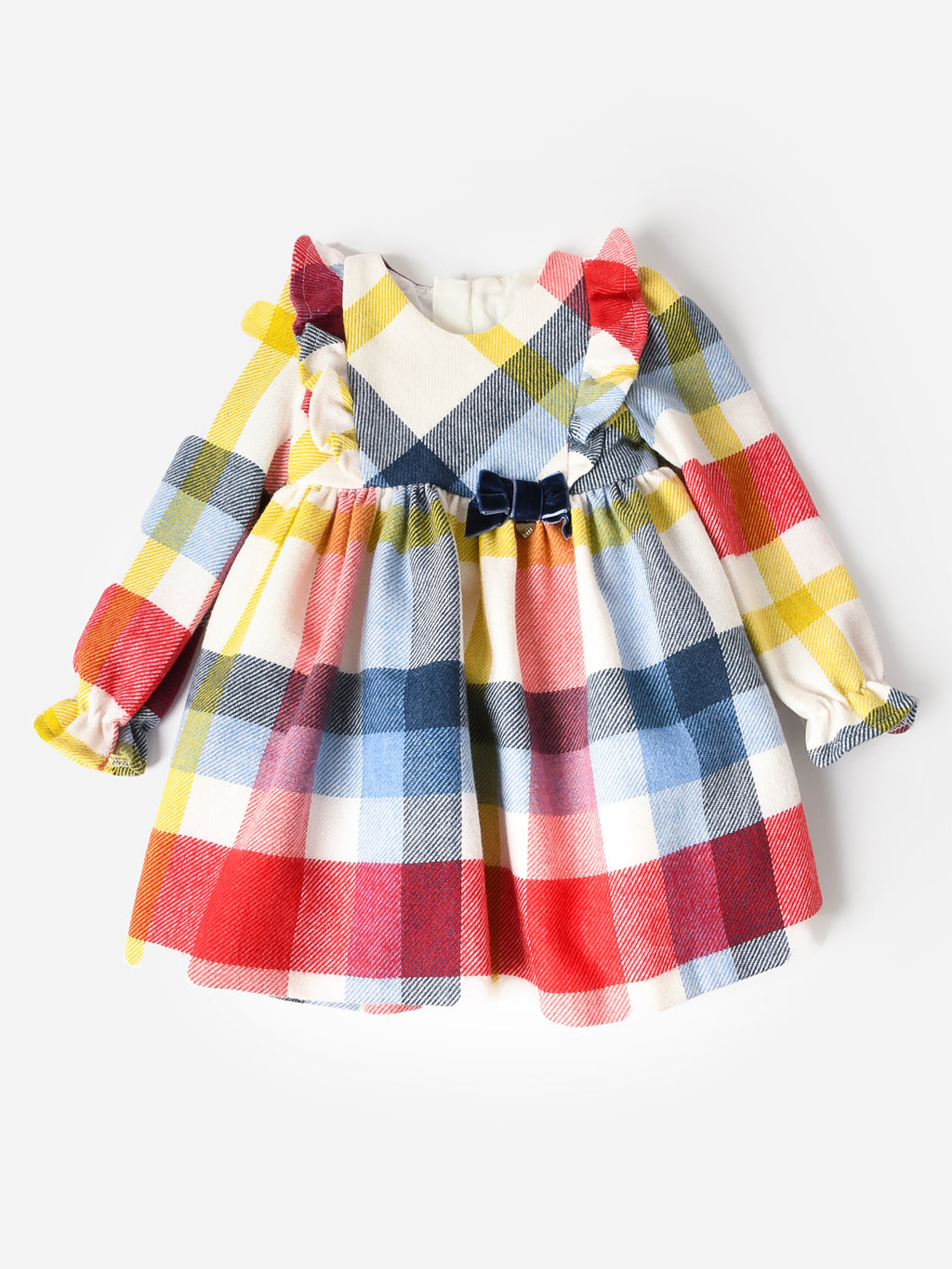 Mayoral Baby Girls' Plaid Dress - Saint Bernard