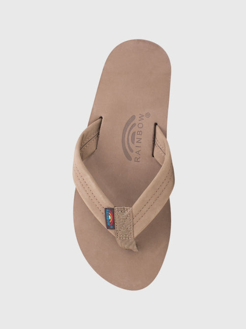 Rainbow Men's Single Layer Premier Leather Flip Flop
