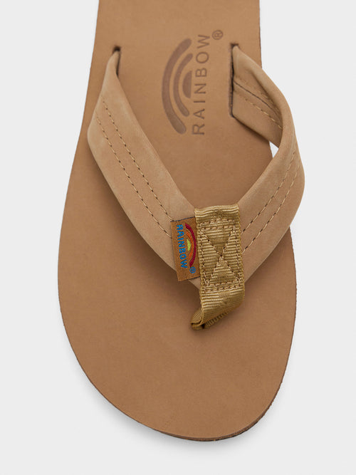 Rainbow Men's Single Layer Premier Leather Flip Flop