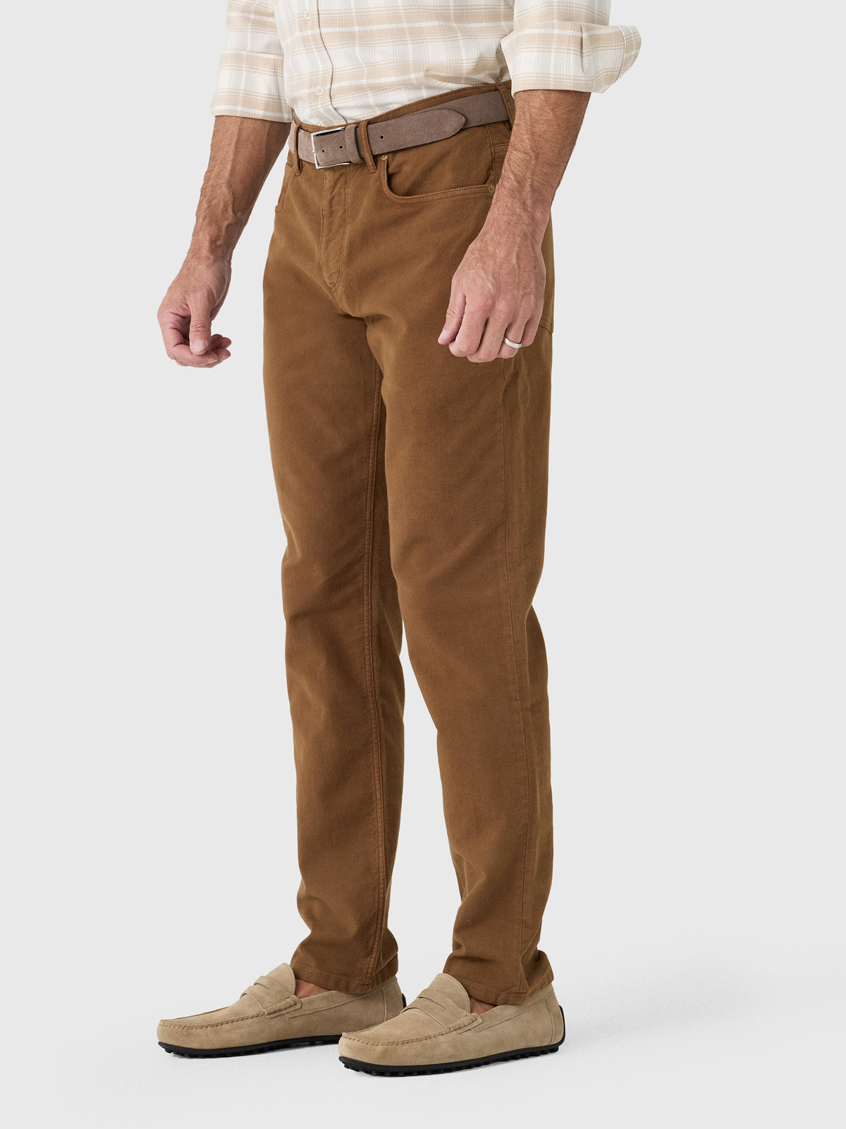 Billy Reid Men's Moleskin Cochran Jean - Saint Bernard