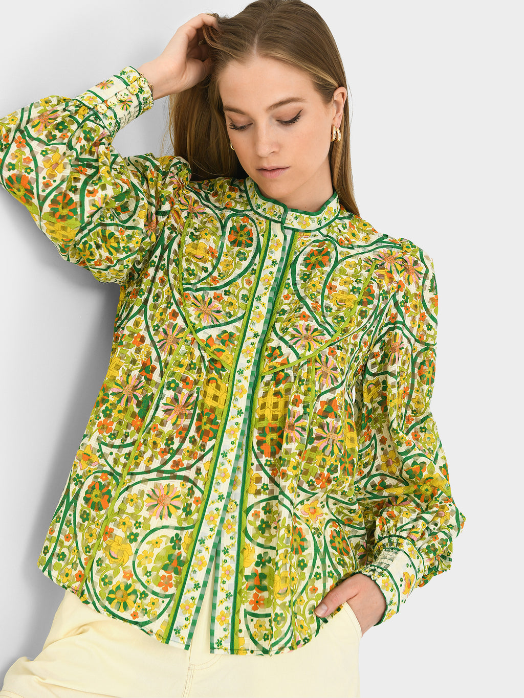 Alemais Women's Rhonda Blouse - Saint Bernard