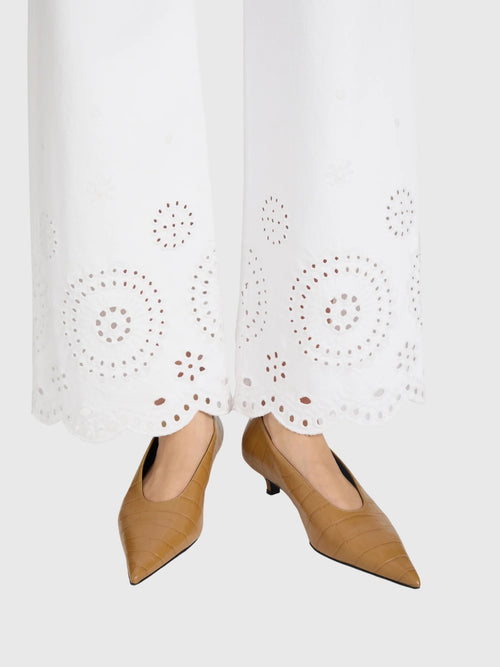 Frame Women's The Eyelet Flare Jean