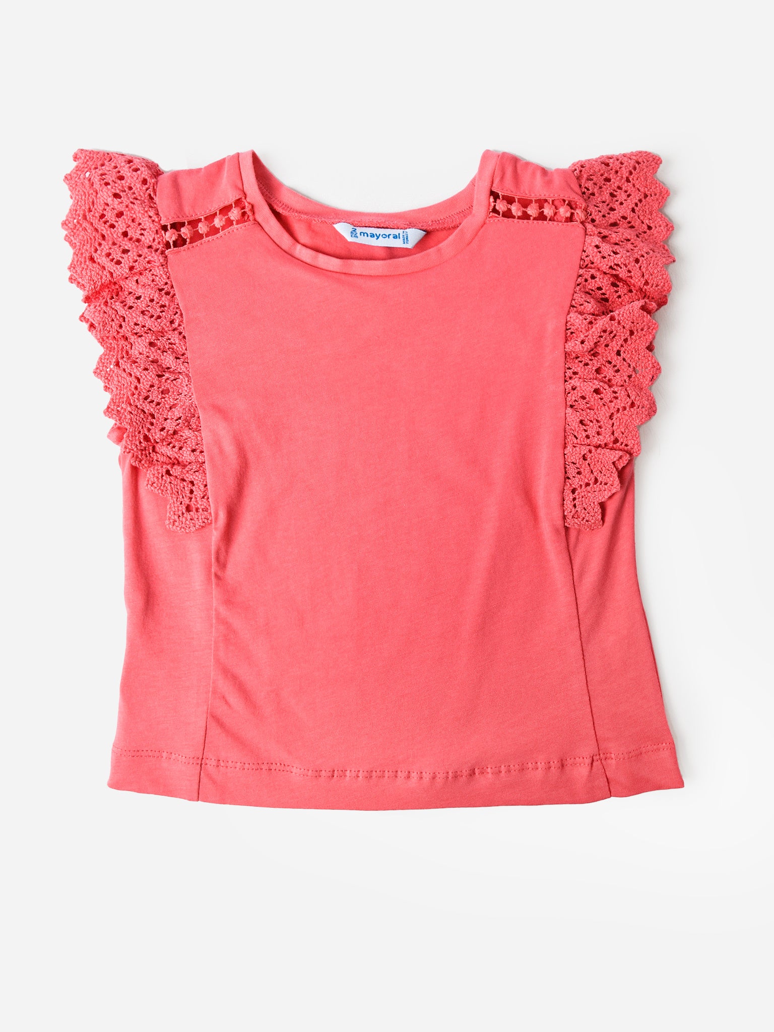 Mayoral Girls' Short Sleeve T-Shirt - Saint Bernard