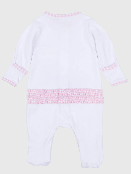 Magnolia Baby Baby Girls' Sweet Golden Ruffle Footie