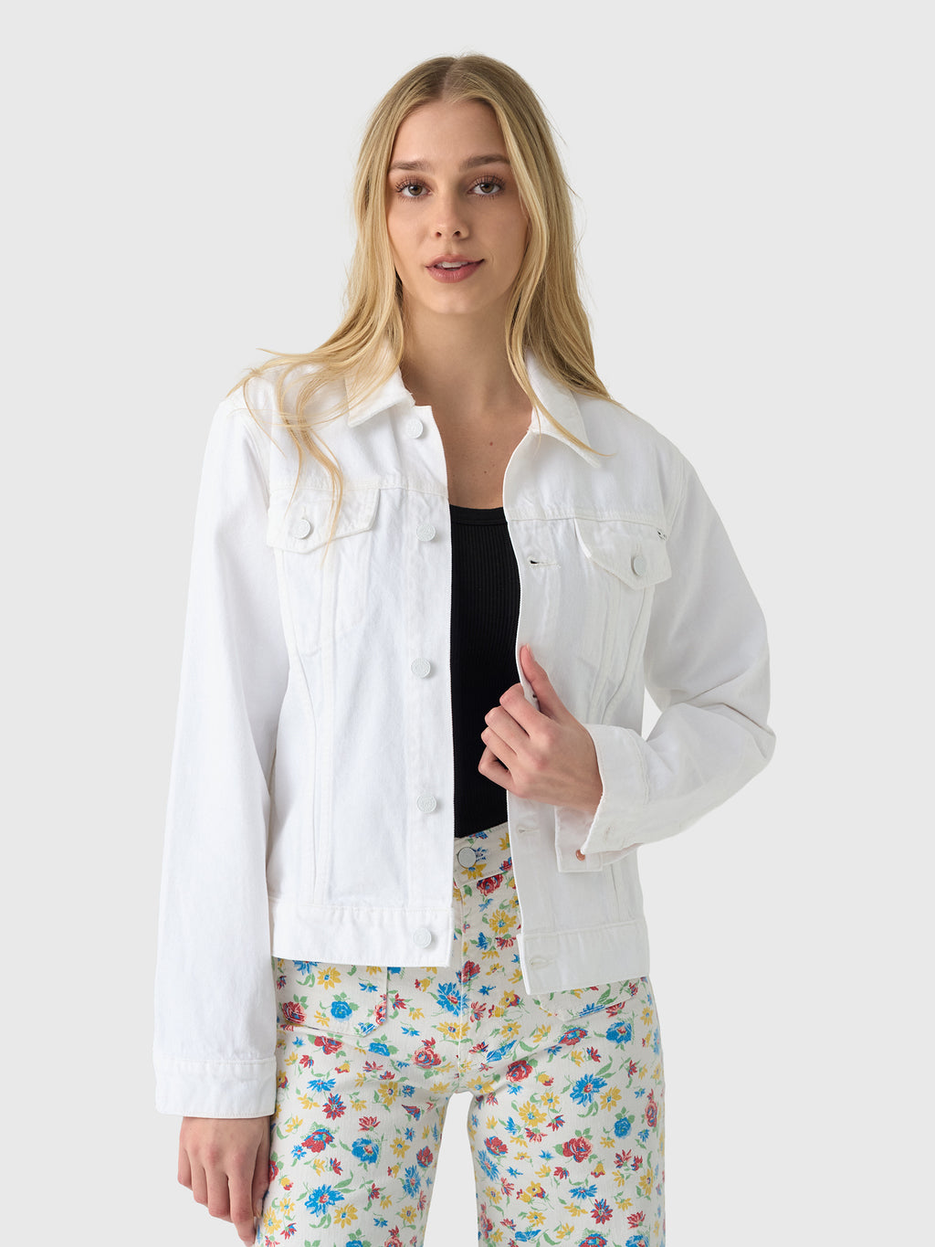 Mother Women's The Bruiser Denim Jacket - Saint Bernard
