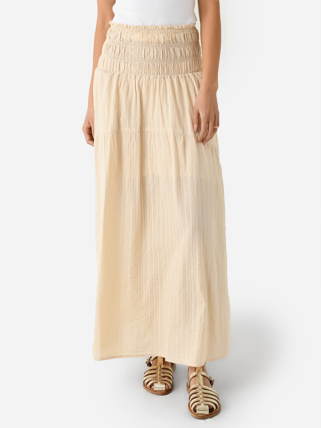 Stark X Women's Striped Long Skirt - Saint Bernard