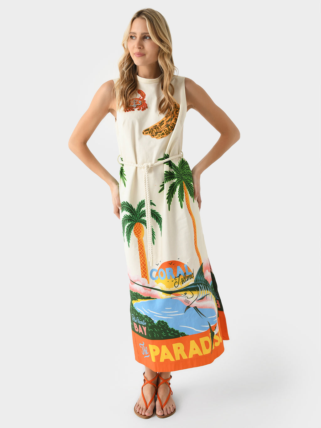 Alemais Women's Samaki Midi Dress - Saint Bernard