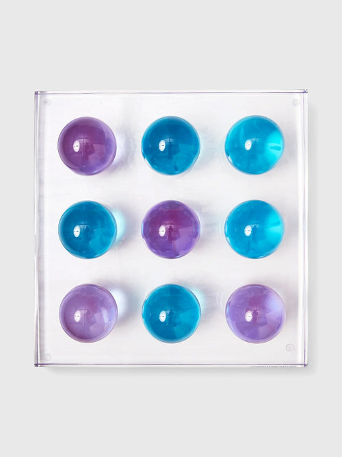 Jonathan Adler Acrylic Tic-Tac-Toe Set - Saint Bernard