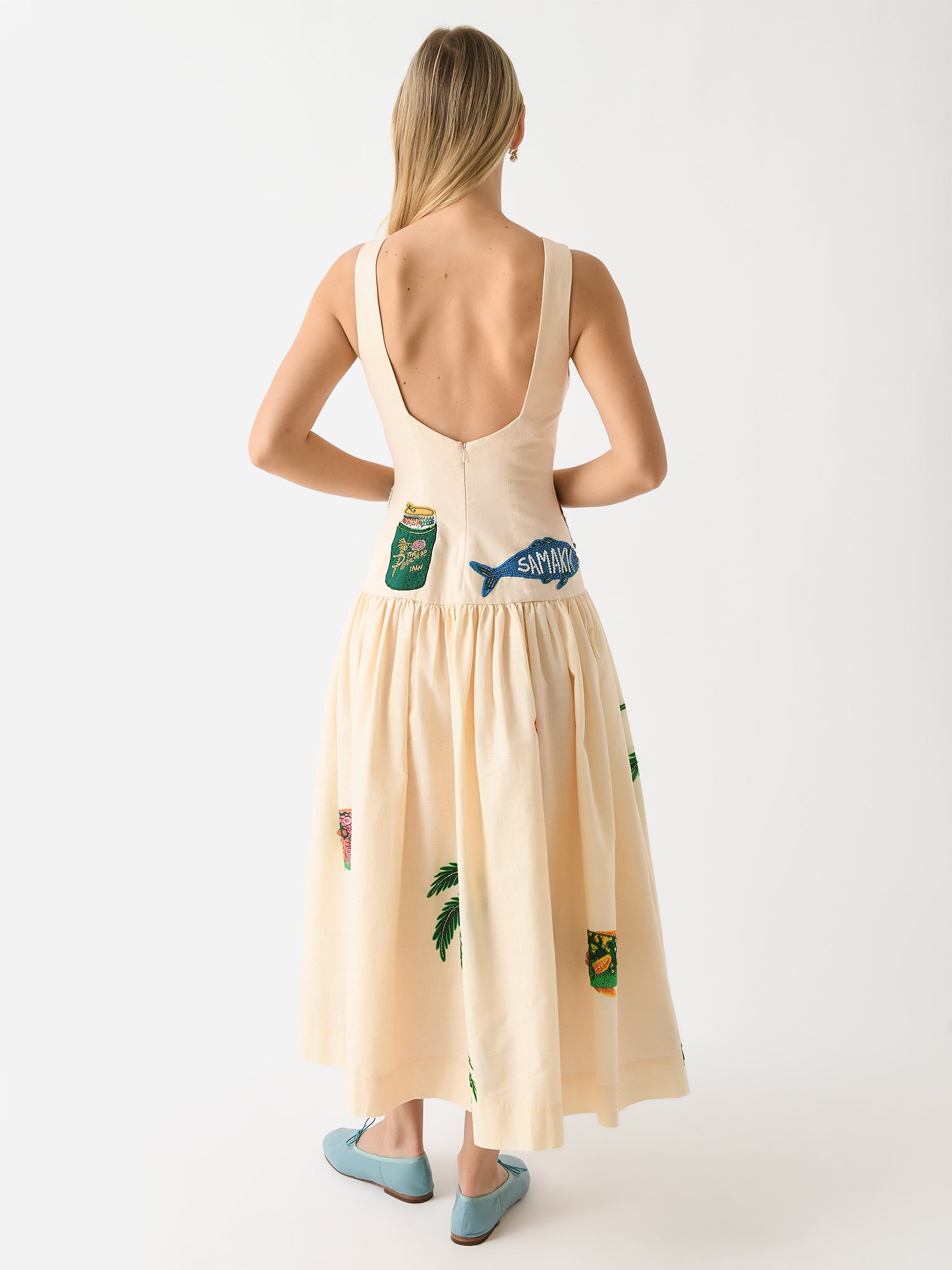 Alemais Women's Clam Embroidered Gown Alemais Women's Clam Embroidered Gown