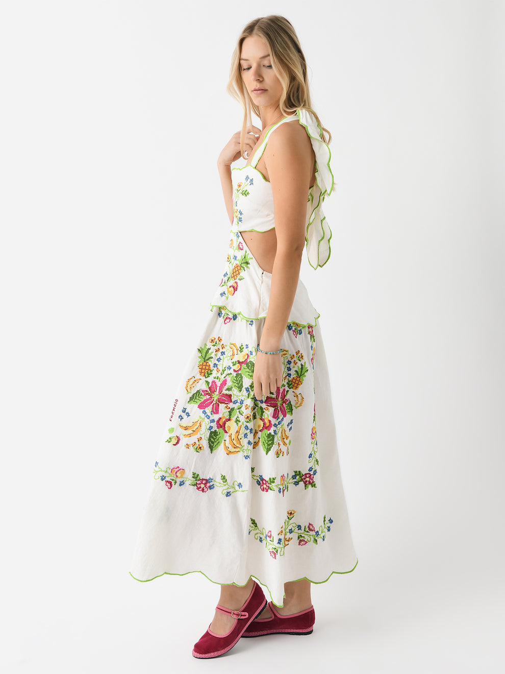 Farm Rio Women's Tropical Romance Maxi Dress | $375.00 | Saint Bernard