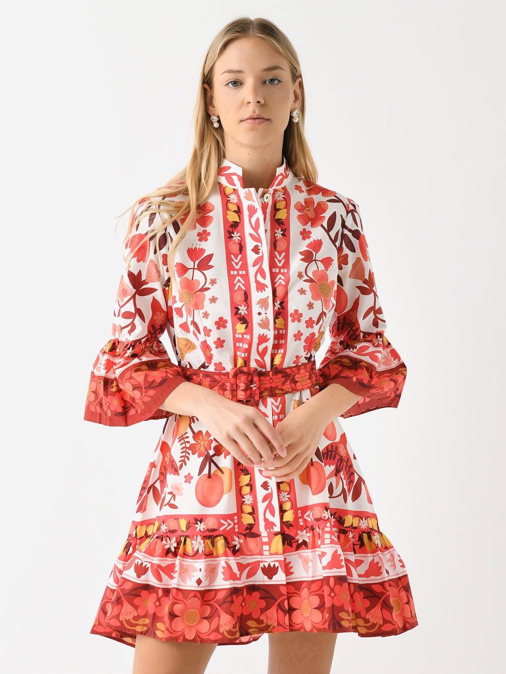 Farm Rio Women's Romantic Orchard Mini Dress – Saint Bernard