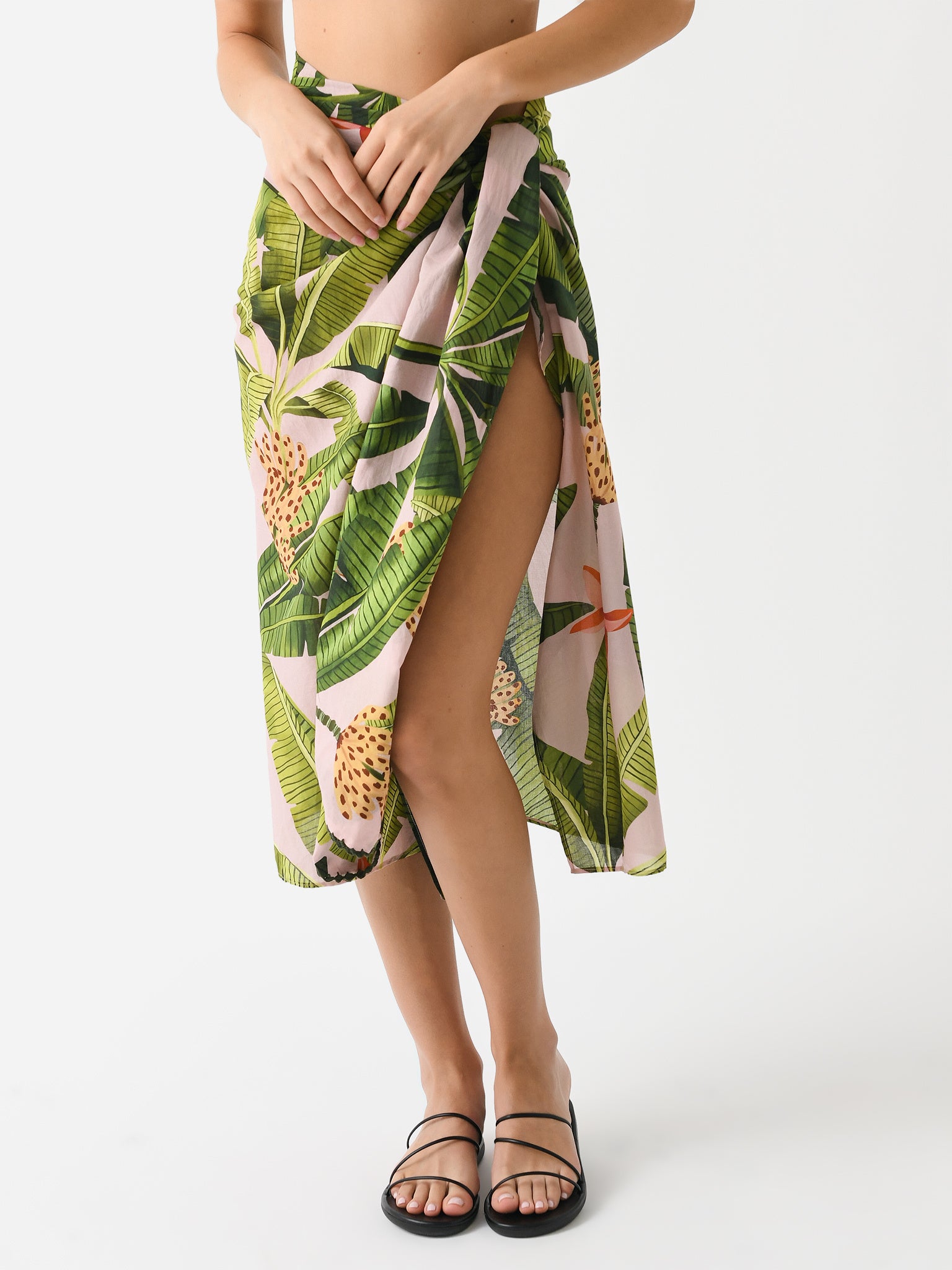 Farm Rio Women's Banana Leaves Cover-Up - Saint Bernard