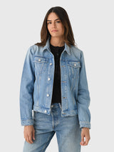 Mother Women's The Bruiser Denim Jacket - Saint Bernard