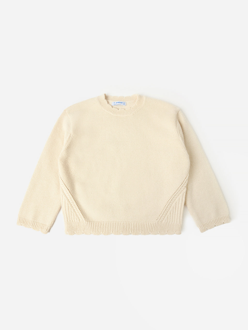 Mayoral Girls' Basic Knit Sweater - Saint Bernard