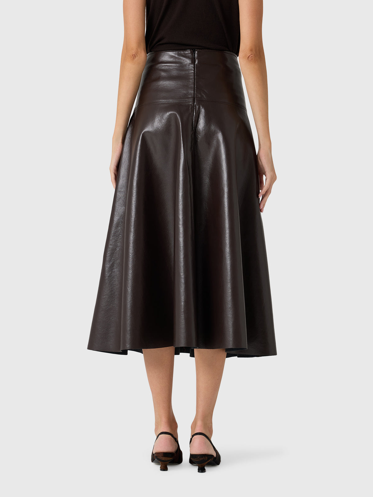Citizens Of Humanity Women's Vita Recycled Leather Maxi Skirt - Saint Bernard