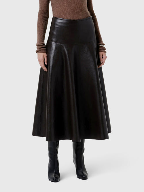Citizens Of Humanity Women's Vita Recycled Leather Maxi Skirt - Saint Bernard