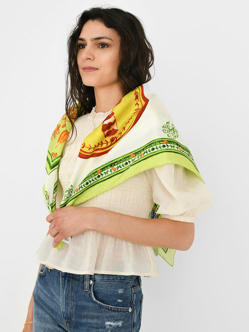 Alemais Women's Porcelain Scarf