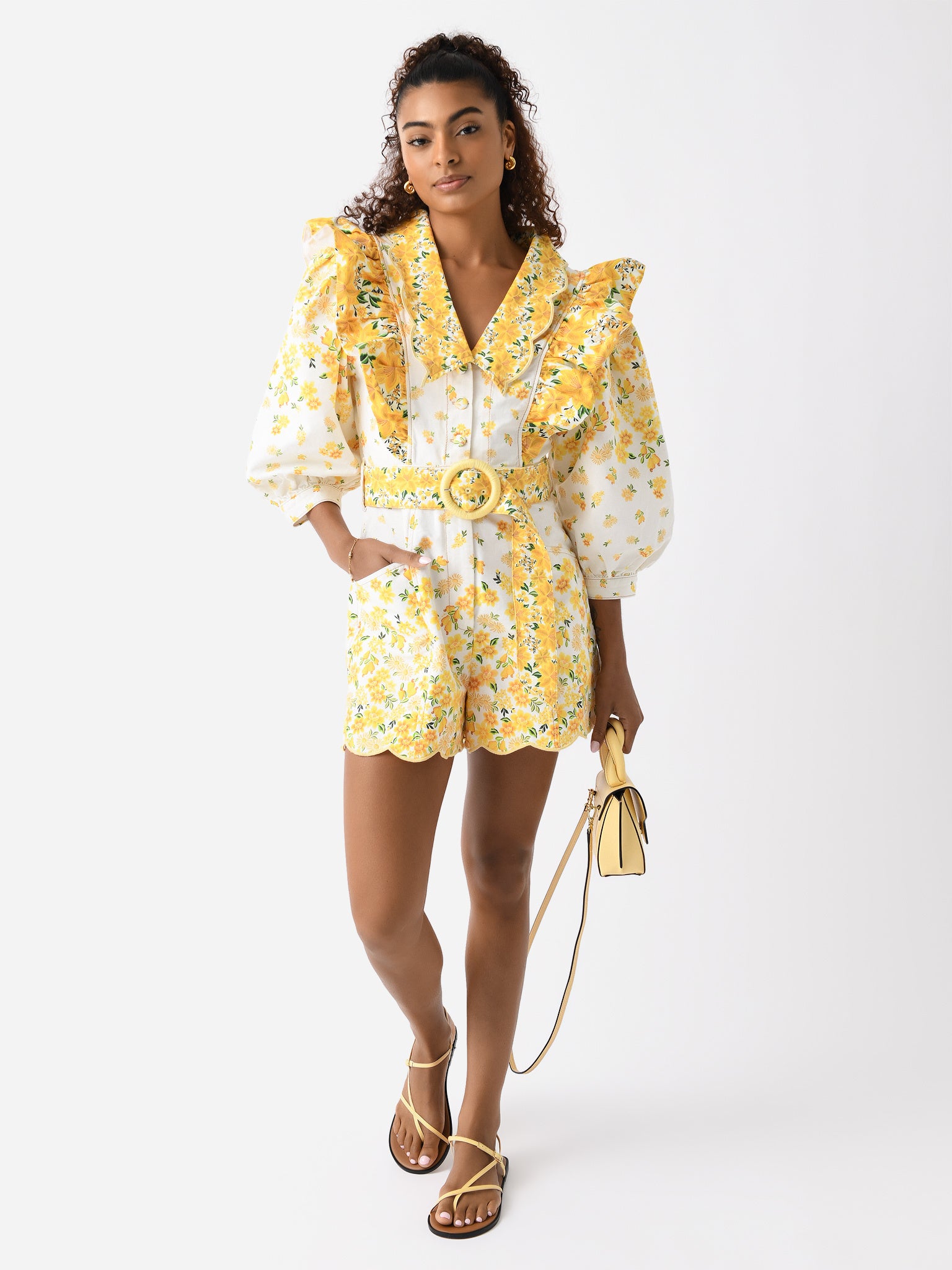 Farm Rio Women's Azaleia Shorts Romper – Saint Bernard