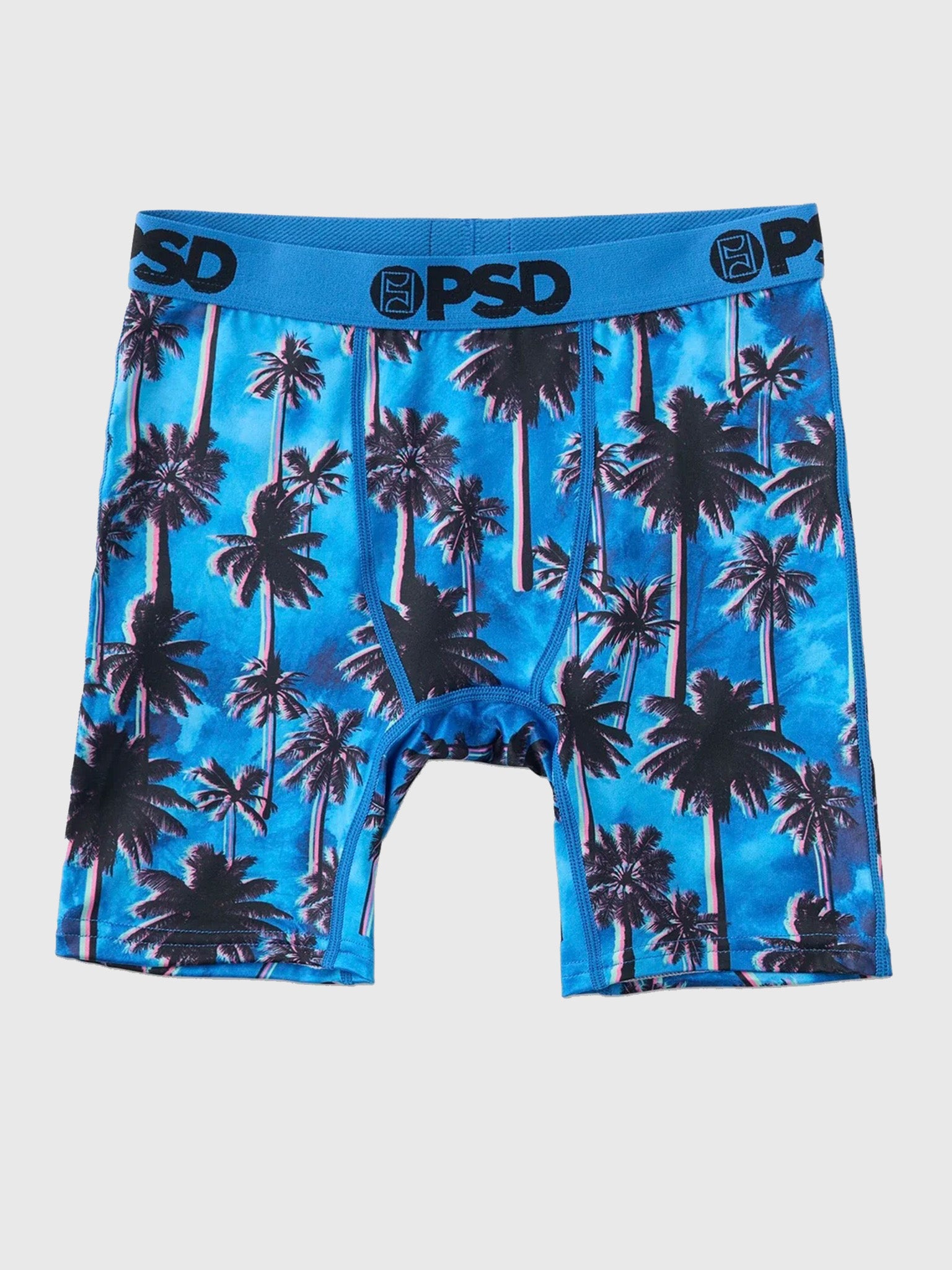 PSD Boys' Cali Palm Blue Boxer Brief - Saint Bernard