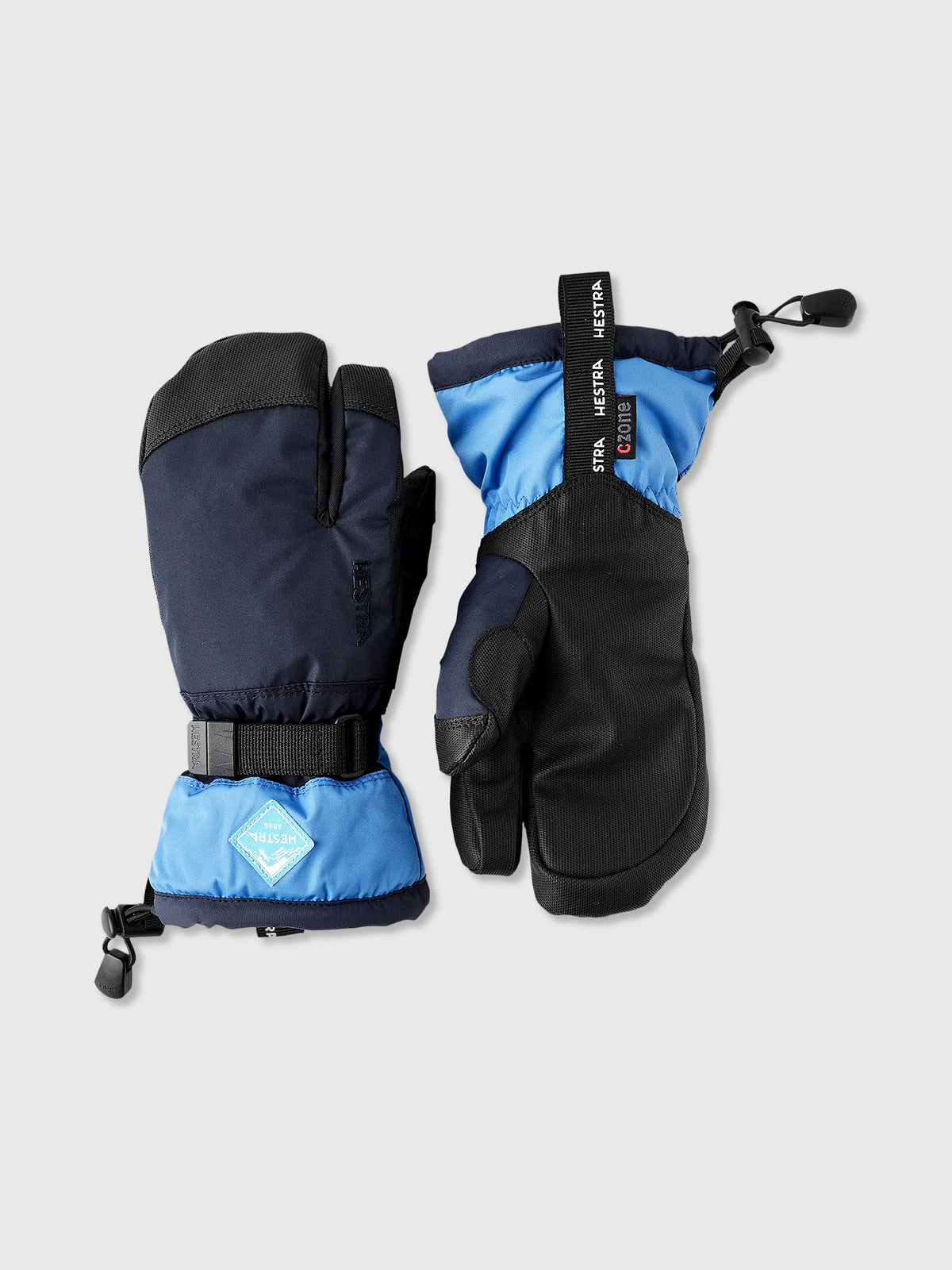 Hestra Kids' 3-Finger Gauntlet CZone Jr. Mitt - Saint Bernard