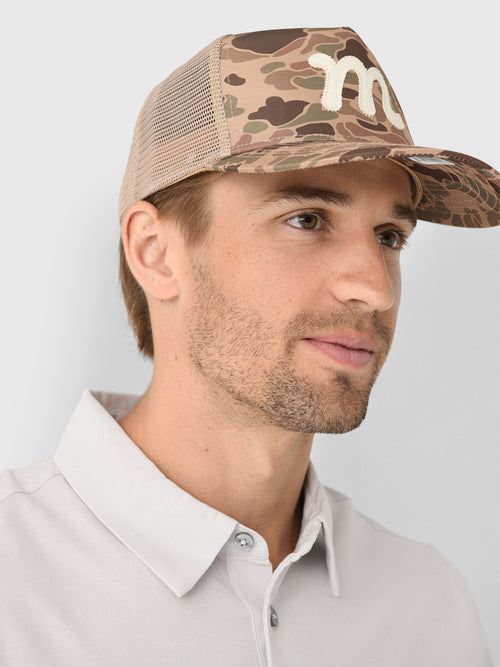 Mañana Mesh Back "M" Trucker Hat