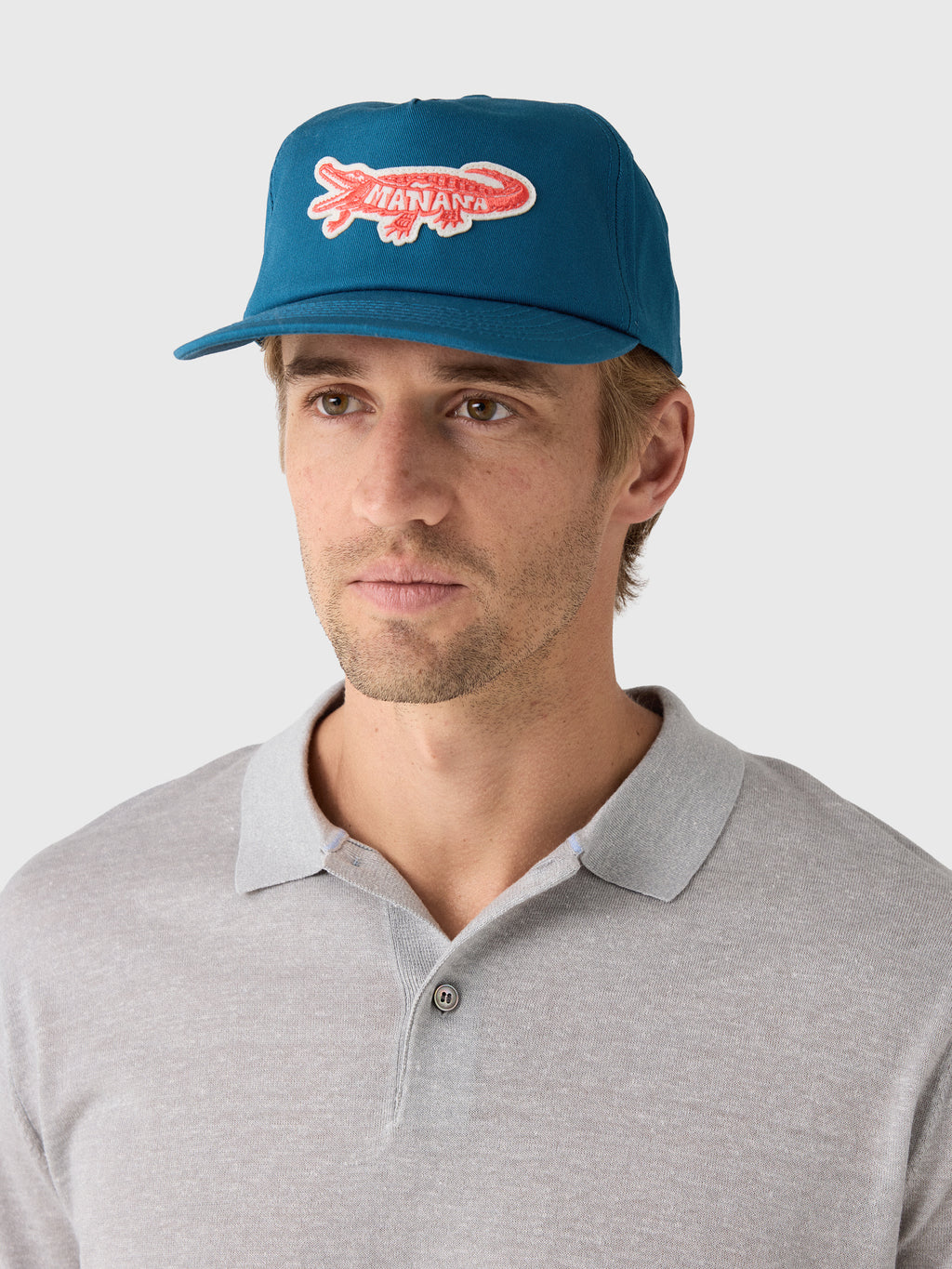 Mañana Stitch Crocodile Cap - Saint Bernard