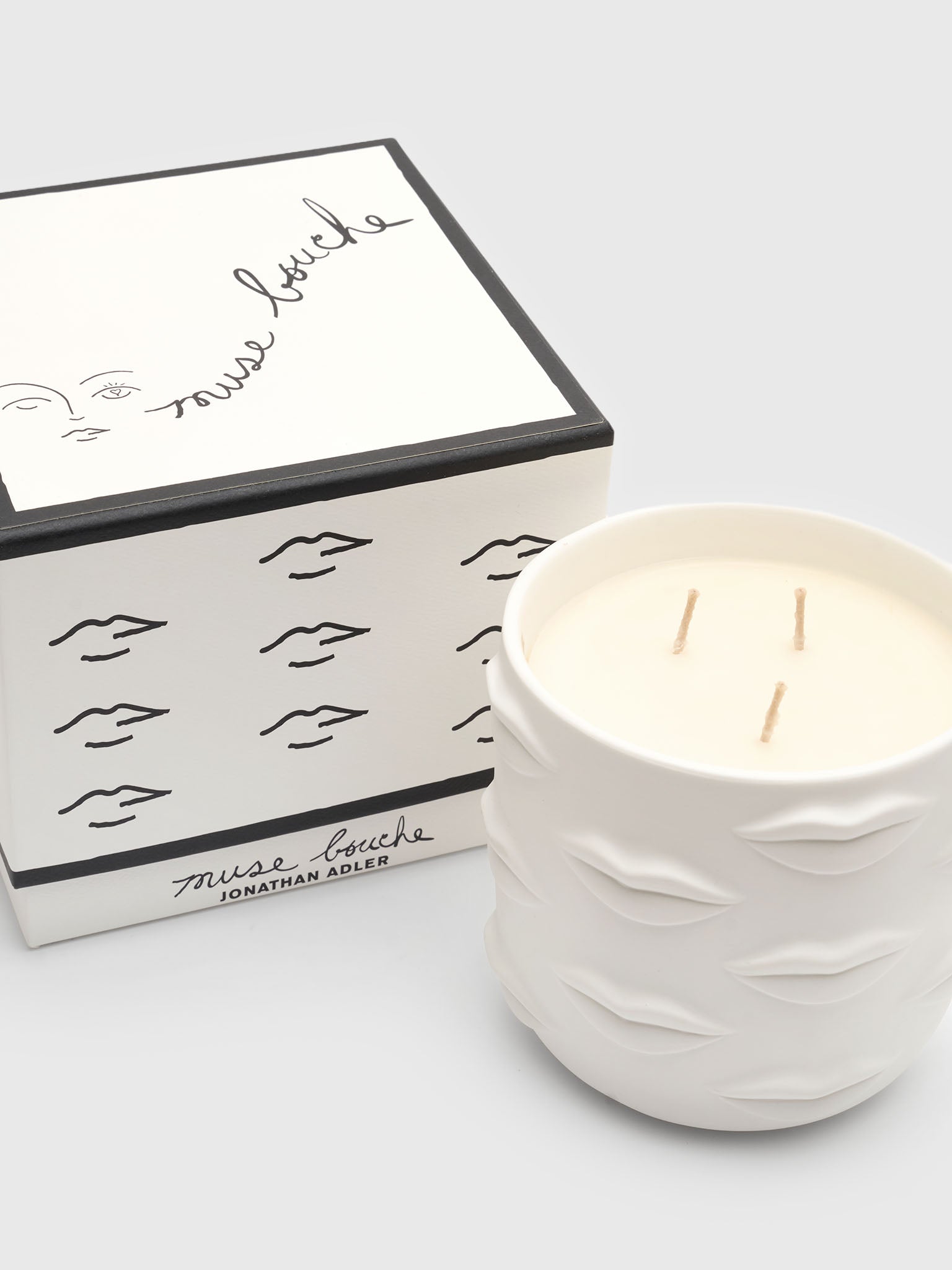 Jonathan Adler Muse Bouche 3-Wick Candle - Saint Bernard