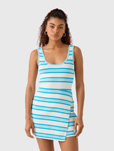 Simkhai Women's Marston Striped Cotton Mini Dress - Saint Bernard