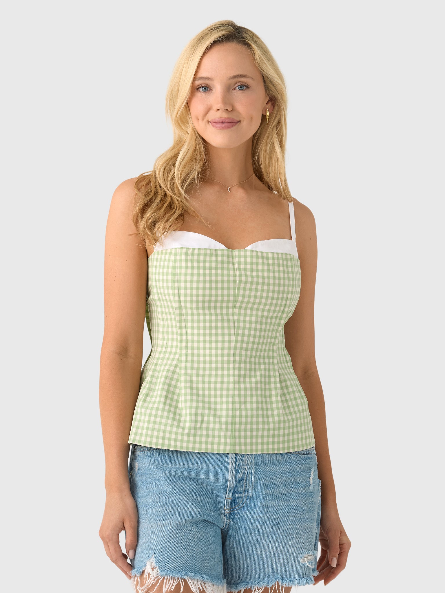 Simkhai Women's Charlee Bustier Top - Saint Bernard