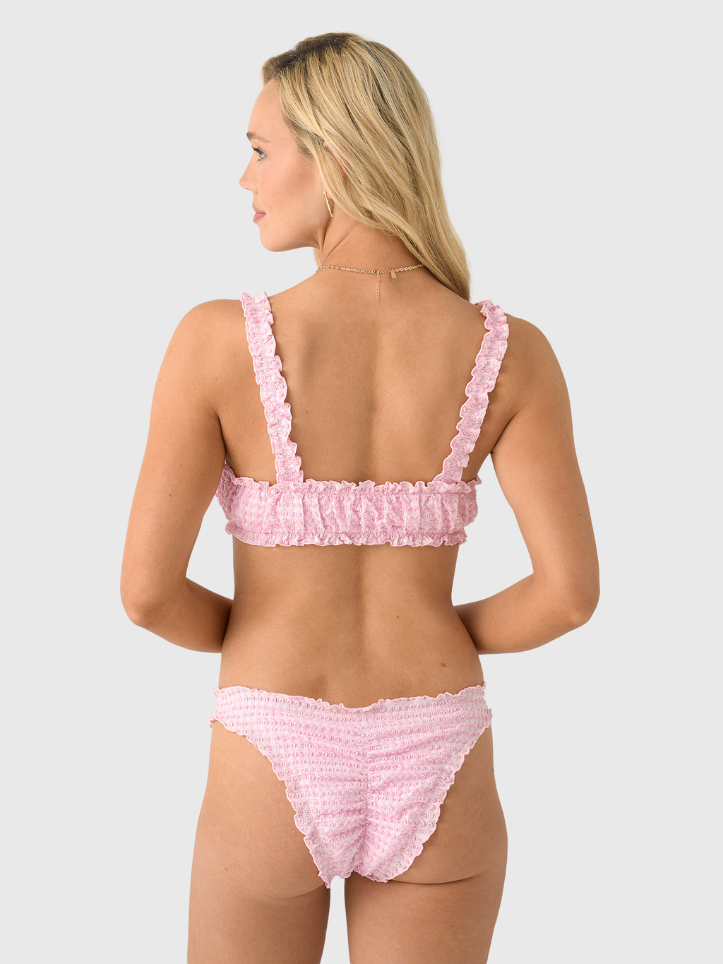 Simkhai Women's Evander Ruched Bikini Top - Saint Bernard