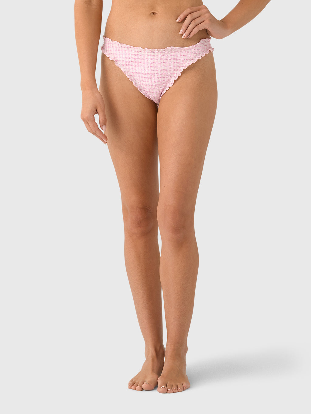Simkhai Women's Maelie Ruched Bikini Bottom - Saint Bernard