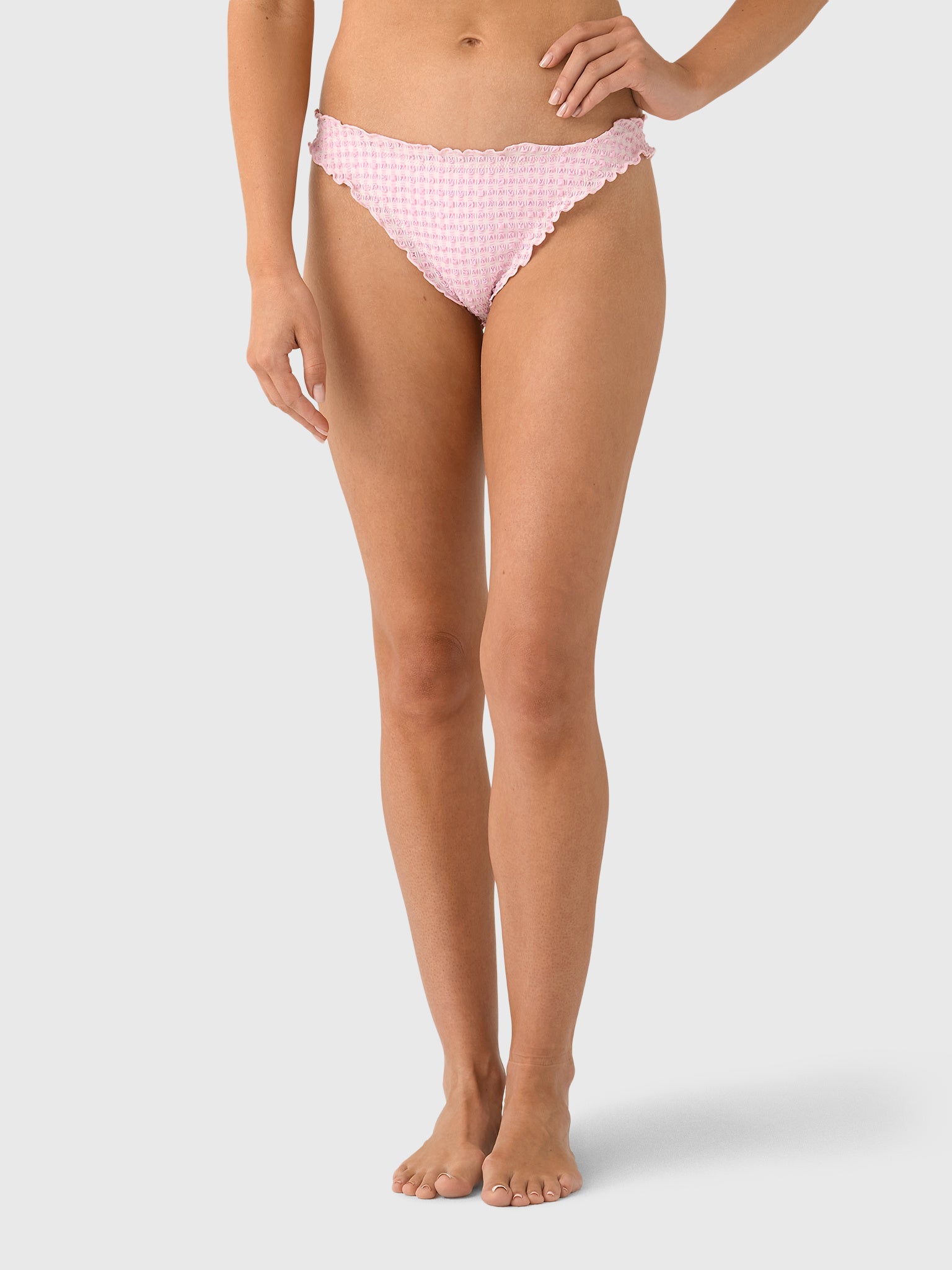 Simkhai Women's Maelie Ruched Bikini Bottom - Saint Bernard