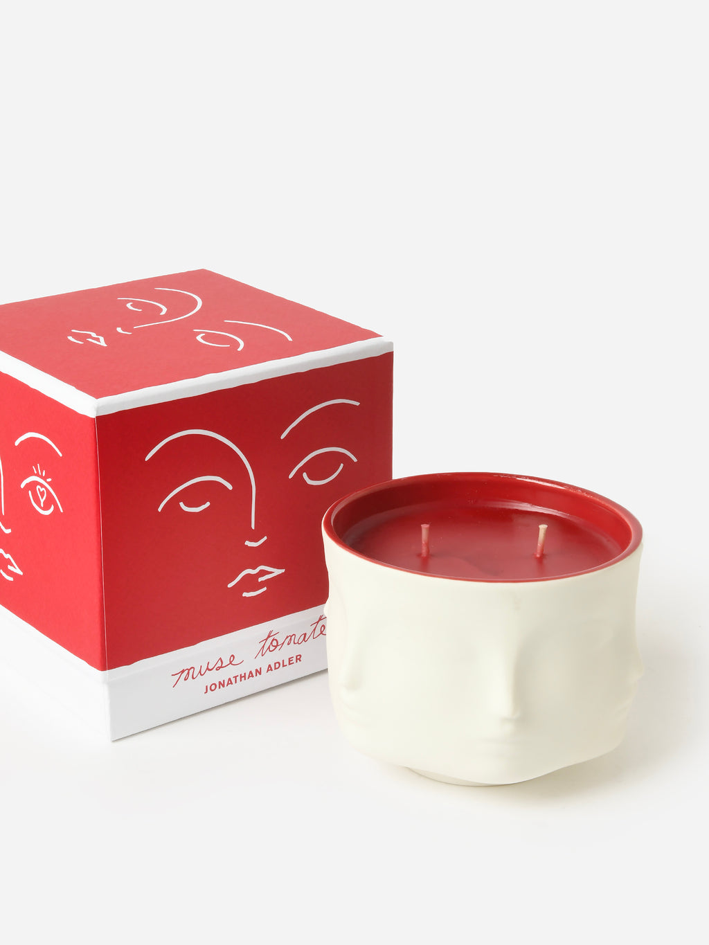 Jonathan Adler Muse Couleur Tomate Candle - Saint Bernard