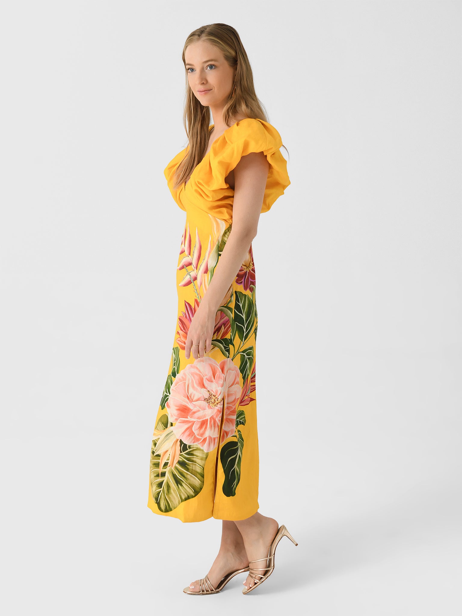 Farm Rio Women's Spring Awakening Midi Dress Farm Rio Women's Spring Awakening Midi Dress