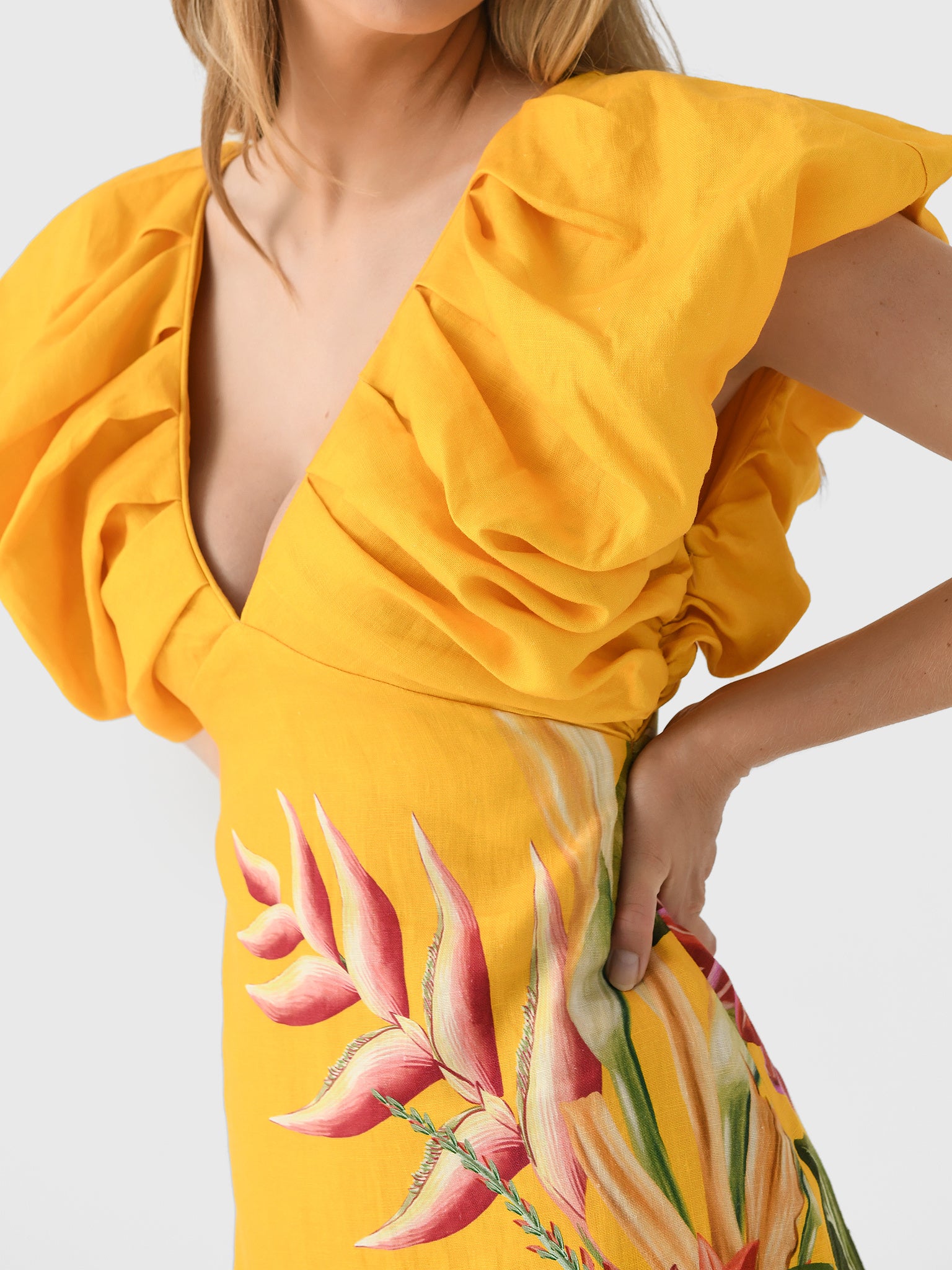 Farm Rio Women's Spring Awakening Midi Dress Farm Rio Women's Spring Awakening Midi Dress