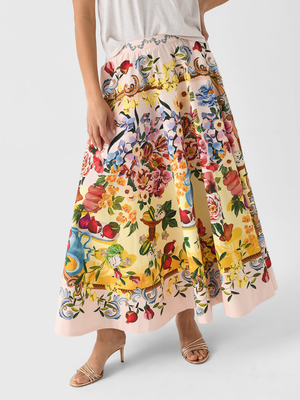 Farm Rio Women's Garden Terrace Midi Skirt – Saint Bernard