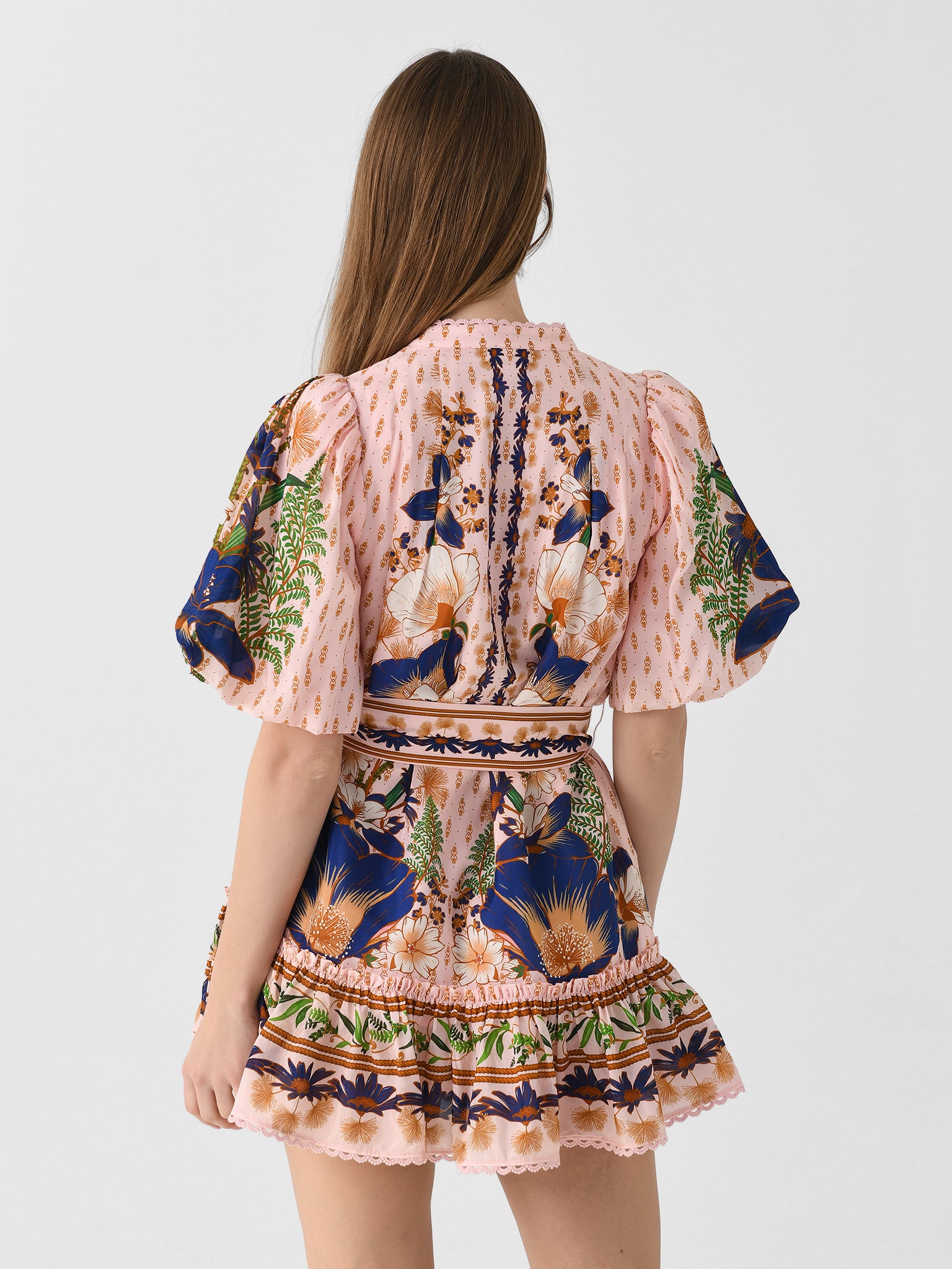 farm rio dream garden mini dress Cream Berry Garden Mini Dress