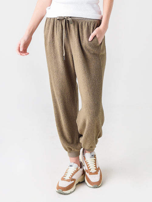 Stateside Women's Sherpa Side Panel Jogger