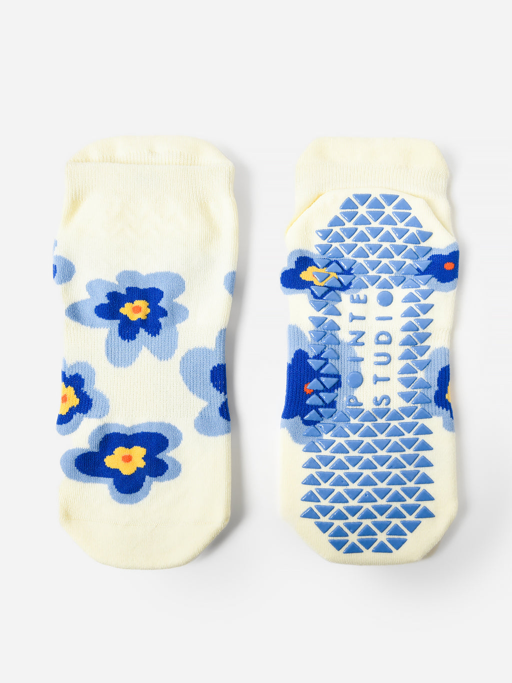 Pointe Studio Women's The Posy Full Foot Grip Socks - Saint Bernard