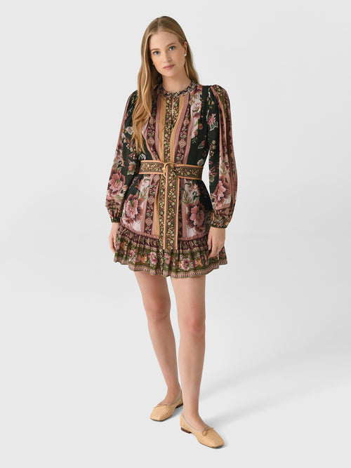 Farm Rio Women's Flowering Garden Tree Mini Dress