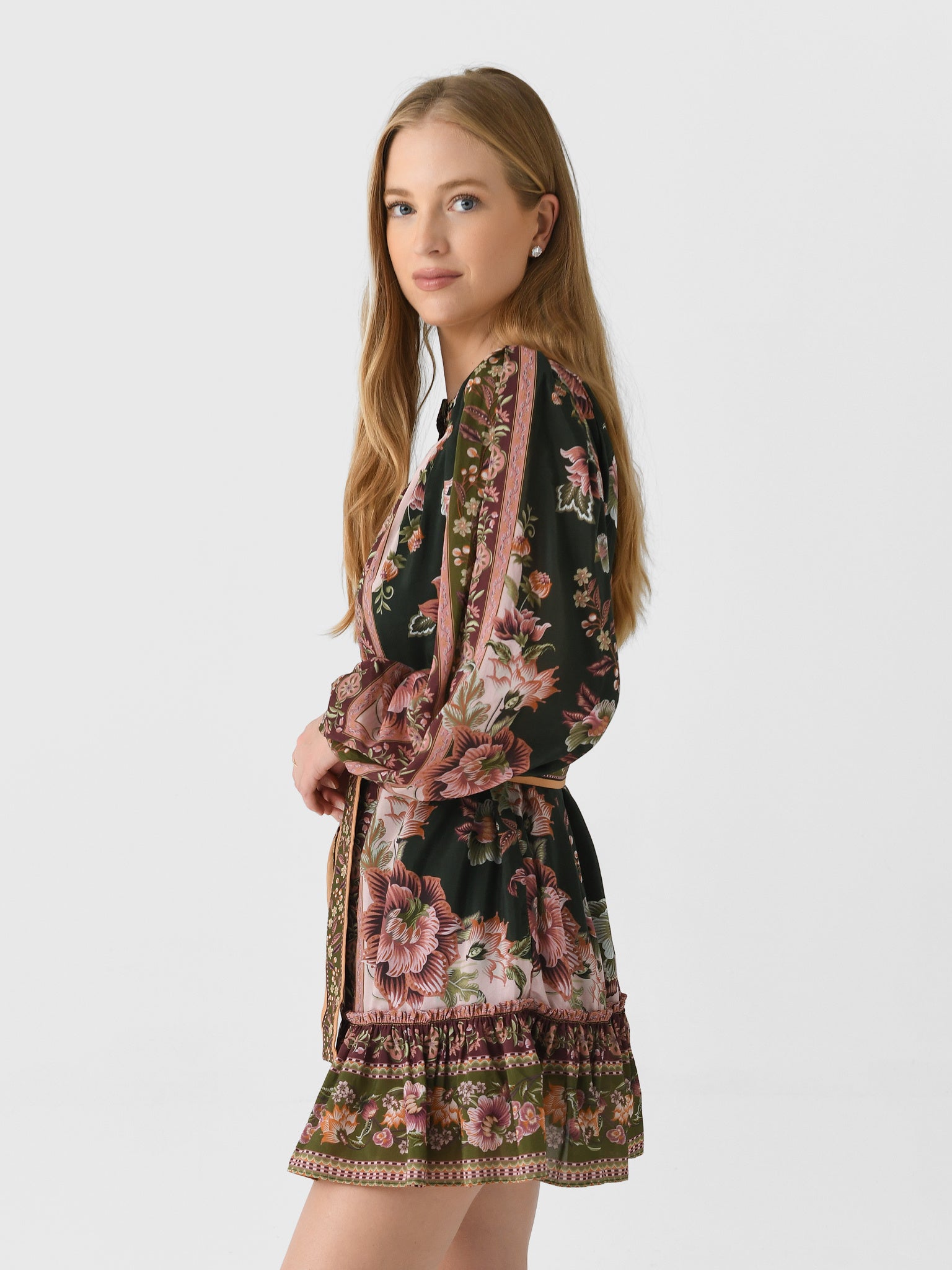 Farm Rio Women's Flowering Garden Tree Mini Dress Saint Bernard Farm Rio Women's Flowering Garden Tree Mini Dress Saint Bernard