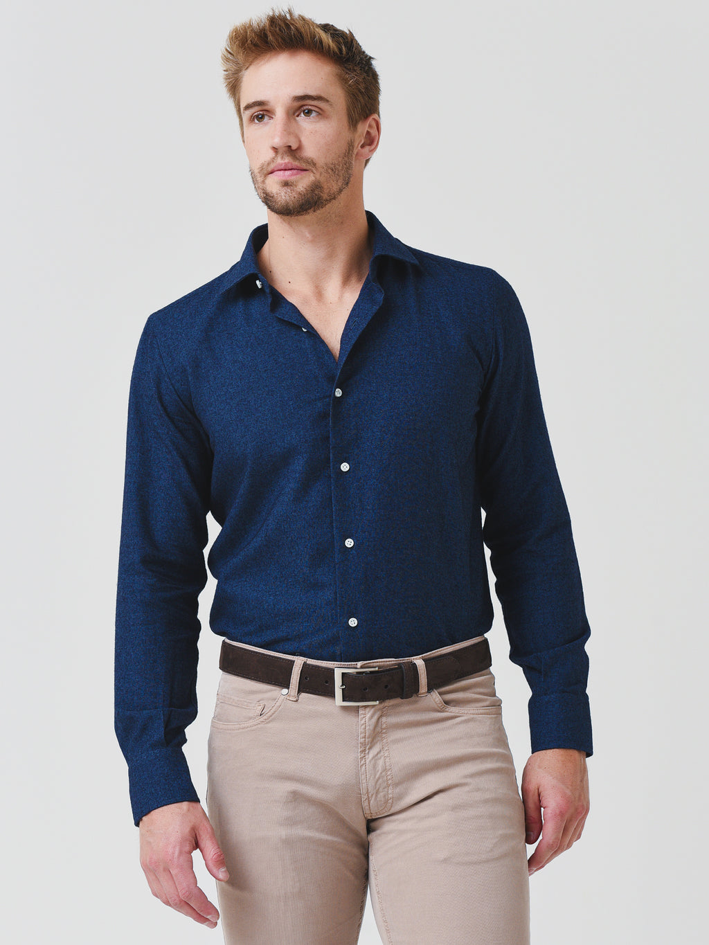 Maria Santangelo Men's Margate Button-Down Shirt - Saint Bernard