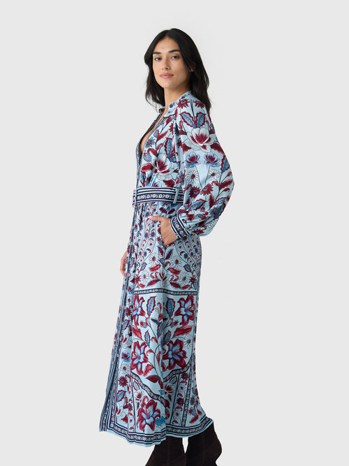 Farm Rio Women's Marcelle Maxi Dress Saint Bernard Farm Rio Women's Marcelle Maxi Dress Saint Bernard