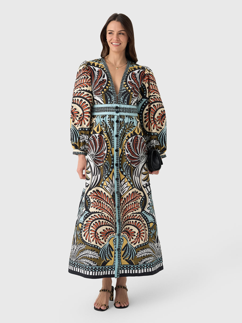 Farm Rio Women's Balamana Maxi Dress