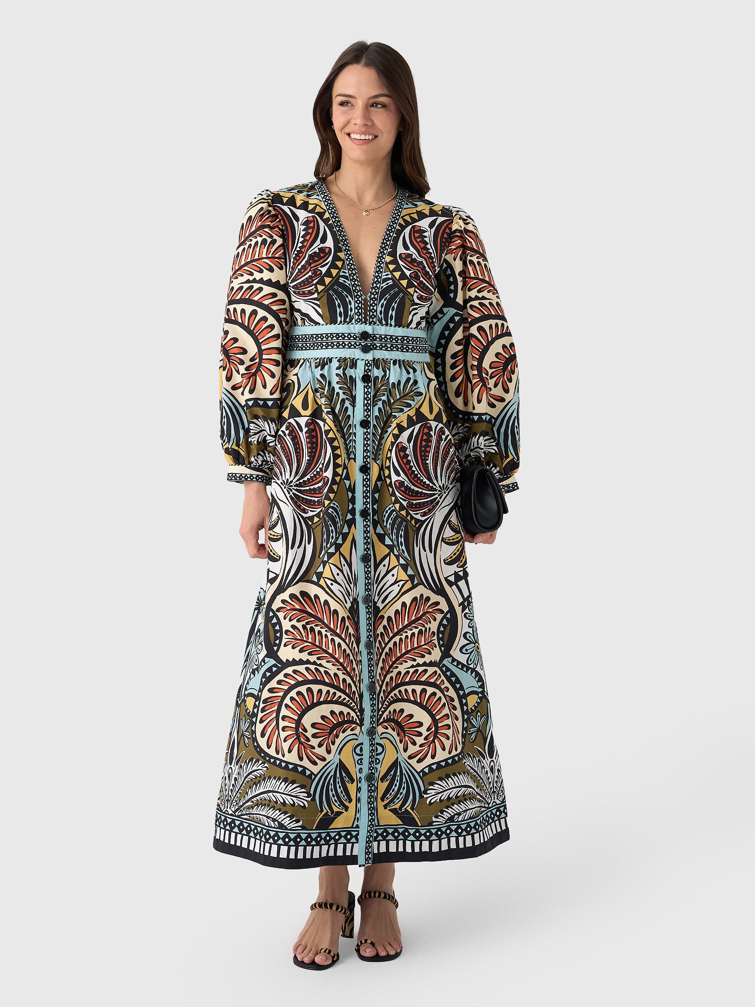 Farm Rio Women's Balamana Maxi Dress