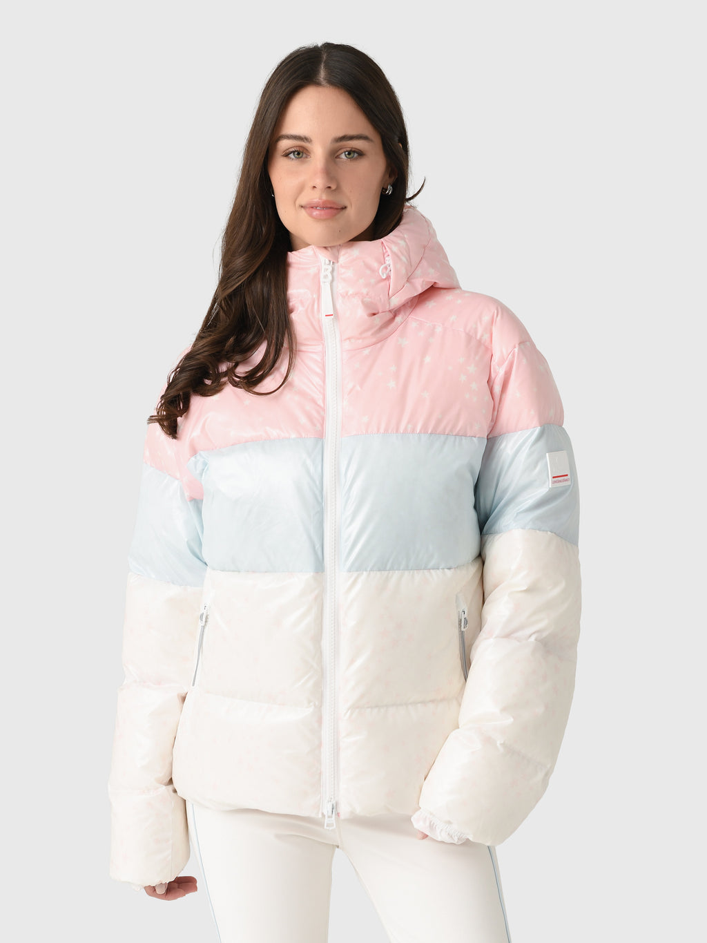 Bogner Fire + Ice X LoveShackFancy Women's Vally Down Ski Jacket - Saint Bernard