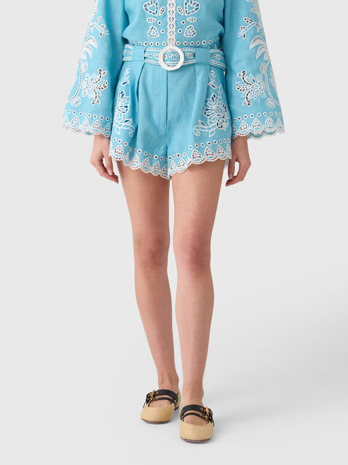 Farm Rio Women's Romantic Richelieu Short